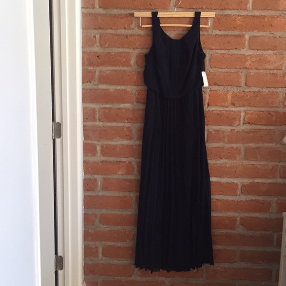 Navy Blue Formal Maxi Dress - NWT - Picture 2 of 8